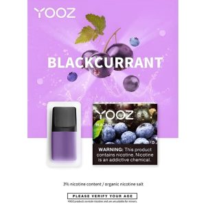 YOOZ Pods 2pcs/Pack 3% Nic - Blackcurrant