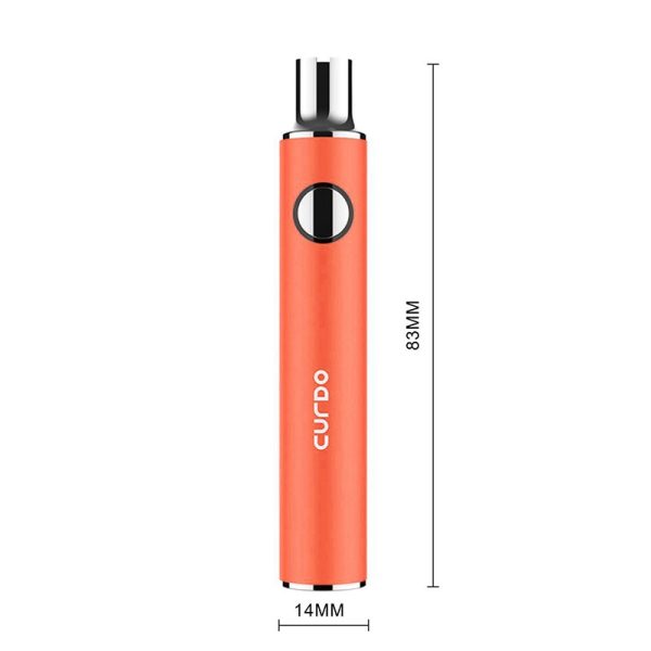 CURDO Atomizer Pre-heat Pen Vaporizer 510 Interface - Orange - Image 2
