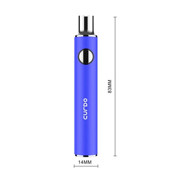 CURDO Atomizer Pre-heat Pen Vaporizer 510 Interface - Blue - Image 2