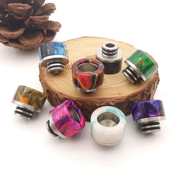 510 Epoxy Resin Wide Drip Tips - Random Color - Image 2