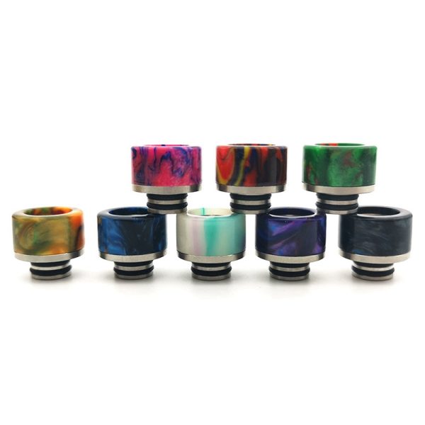 510 Epoxy Resin Wide Drip Tips - Random Color - Image 3