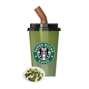SUPER BUCKS Mini Cup Disposable Vape 8000 Puffs - Jasmine Longjing Ice