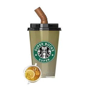 SUPER BUCKS Mini Cup Disposable Vape 8000 Puffs - Lemon Passion Fruit