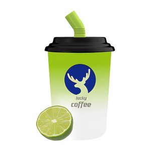 LUCKY Coffee Cup Disposable Vape 8000 Puffs - Lime