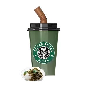 SUPER BUCKS Mini Cup Disposable Vape 8000 Puffs - Mung Bean Ice